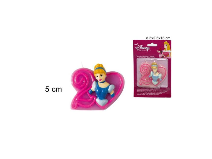 MAKRO - Sviečka číslica 2 Princess