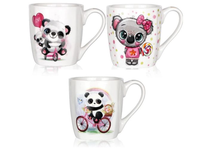 MAKRO - Hrnček 300ml Panda rôzne dekory