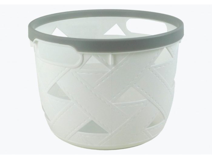 MAKRO - Košík úložný 19x14cm, biely