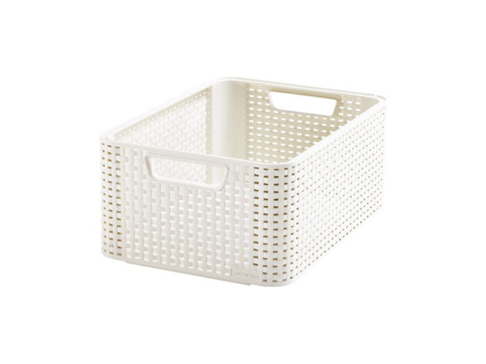 CURVER - Úložný box Rattan Style2 - M - krémová